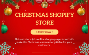 I will craft shopify christmas store, dropshipping and christmas features redesign