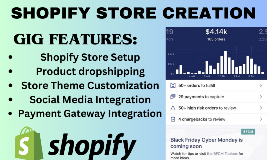 I will create shopify dropshipping store, ecommerce website via shein, zendrop, dsers