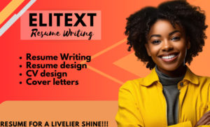 I will do professional resume, cover letter, resume writing