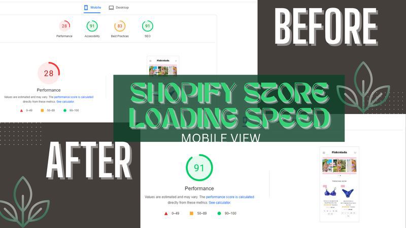 I will do shopify speed optimization, shopify speed optimization, boost core web vitals
