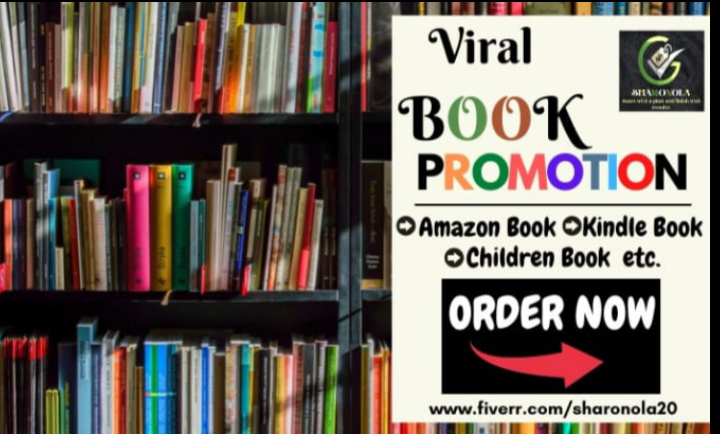 I will do kindle promotion, ebook promotion and book marketing