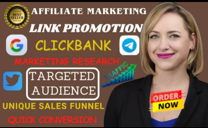 I will do affiliate link promotion, clickbank digistore24 for passive income