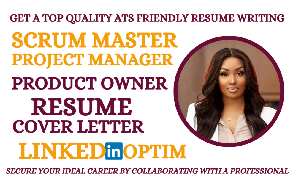 I will write a professional scrum master resume, pmp, agile coach, product owner resume