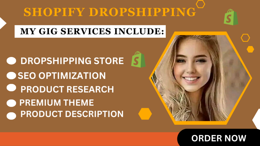 I will create shopify dropshipping store shopify website design or dropshipping store