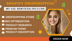 I will create shopify dropshipping store shopify website design or dropshipping store