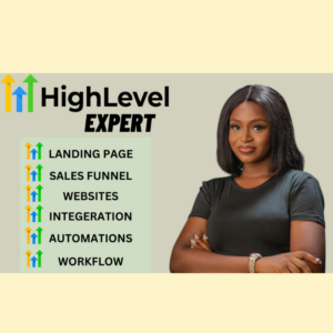 I will gohighlevel website gohighlevel landing page gohighlevel sales funnel