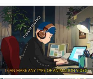 I will make unique lofi loop animation for you