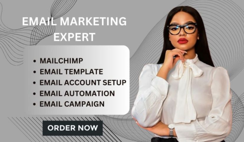 I will do mailchimp email marketing campaign and automation email template design setup