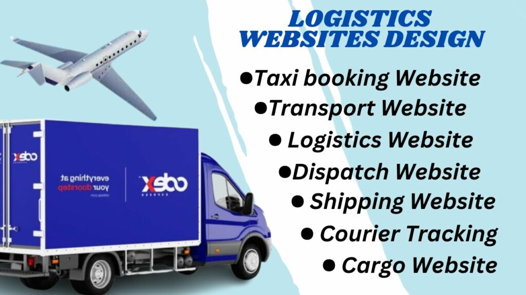 I will build, redesign, cargo, transport, taxi booking, and logistics websites