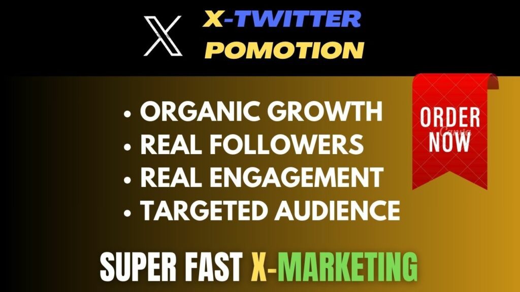 I will x twitter organic growth, marketing and community building