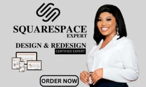 I will squarespace website design squarespace website redesign squarespace SEO