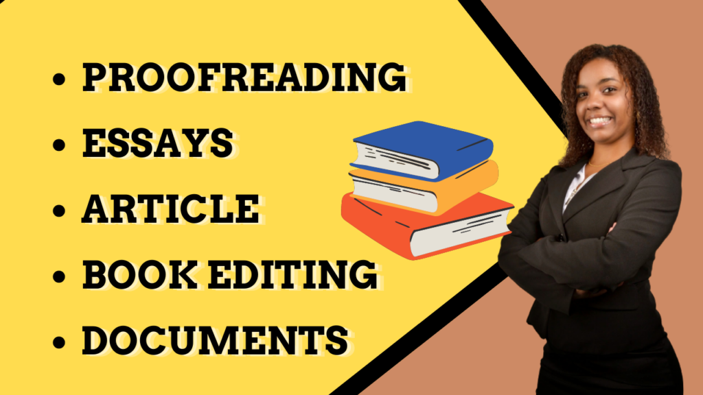 I will edit, proofread and grammar check your English documents