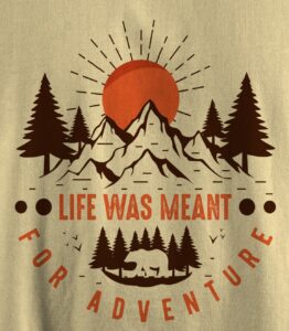 I will create a retro vintage outdoor logo and tshirt design