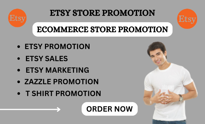 I will do esty marketing, etsy store promotion etsy traffic, etsy seo to get etsy sales