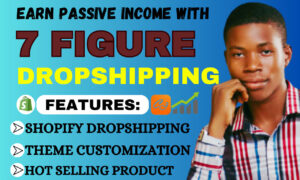 I will build 7 figure shopify dropshipping store, shopify website design, shopify store