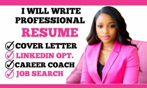 I will craft sales, marketing, banking, IT ,executive, resume, cover letter, linkedin