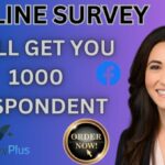I will conduct online survey with up to 1000 genuine targeted responses