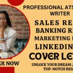 I will craft a sales, marketing, banking, financial, and investment resume