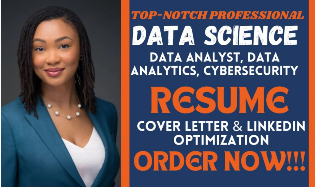 I will write data science, data analyst, cybersecurity,data analytics resume