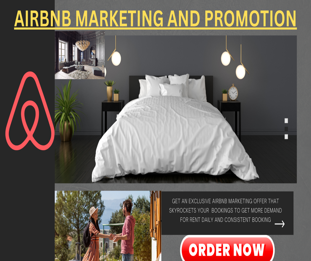 I will do airbnb arbitrage vrbo turo agoda promotion, airbnb listing airbnb traffic