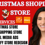 I will design a professional christmas shopify store and christmas dropshipping store