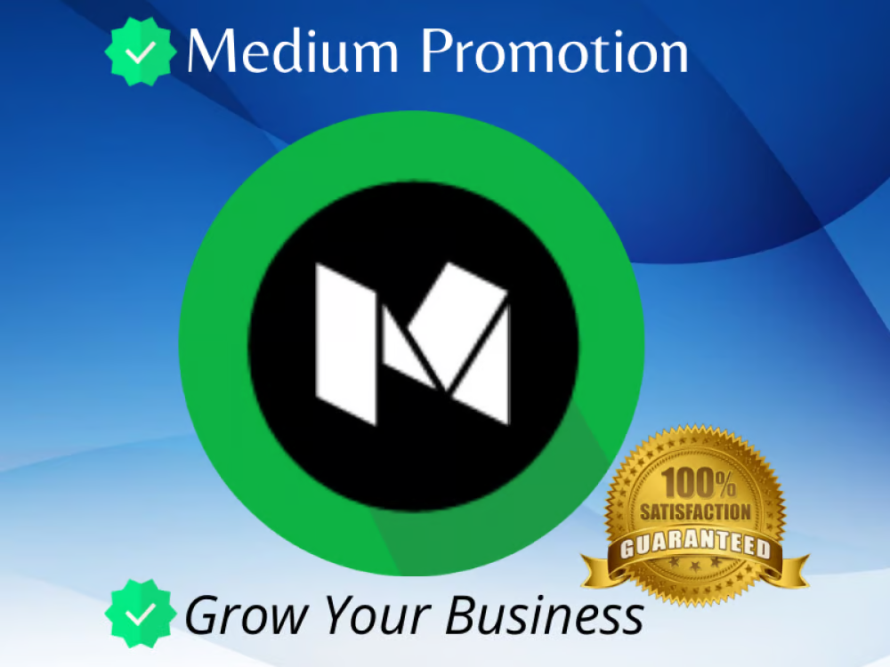 I will do medium article promotion to get organic followers and engagement
