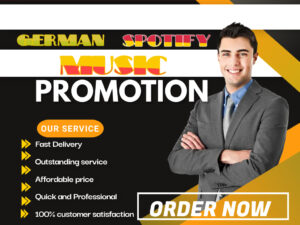 I will promote your german spotify music to germany audience to listen and stream
