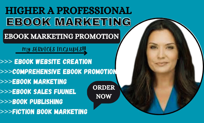 I will do sales funnel, ebook promotion, ebook marketing, ebook website, book promotion