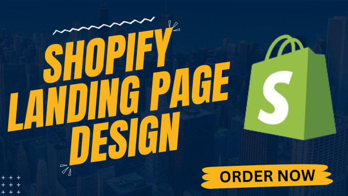 I will design shopify landing page and product page using pagefly, gempages, shogun
