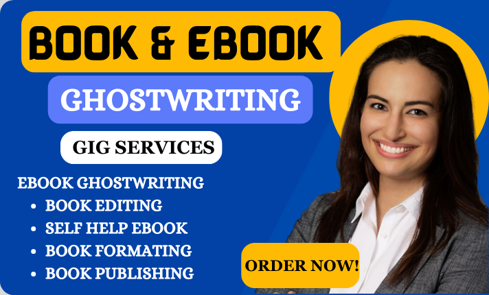 I will be your professional ebook writer fiction and non fiction ghostwriter