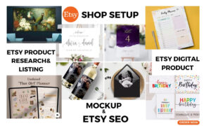 I will do etsy digital product setup etsy shop with etsy seo for etsy digital product