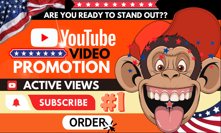 I will boost fast USA youtube video promotion, USA channel promotion to USA audience