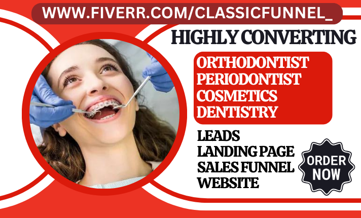 generate orthodontist periodontist cosmetic dentistry dentist leads website