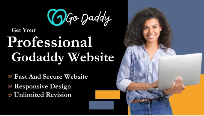 I will create a professional godaddy website design, godaddy ecommerce, godaddy builder