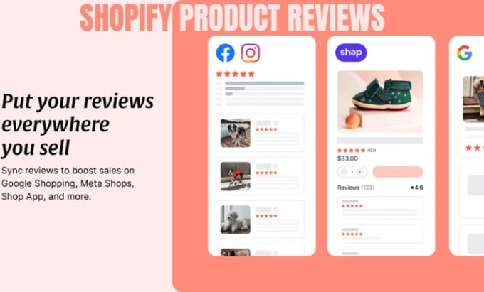 I will import shopify reviews,product review,product description to shopify store