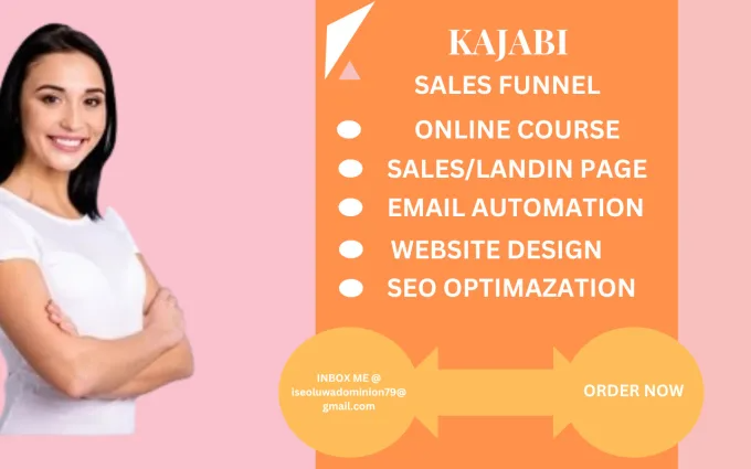 kajabi website design, kajabi online course, kajabi sales funnel, landing page