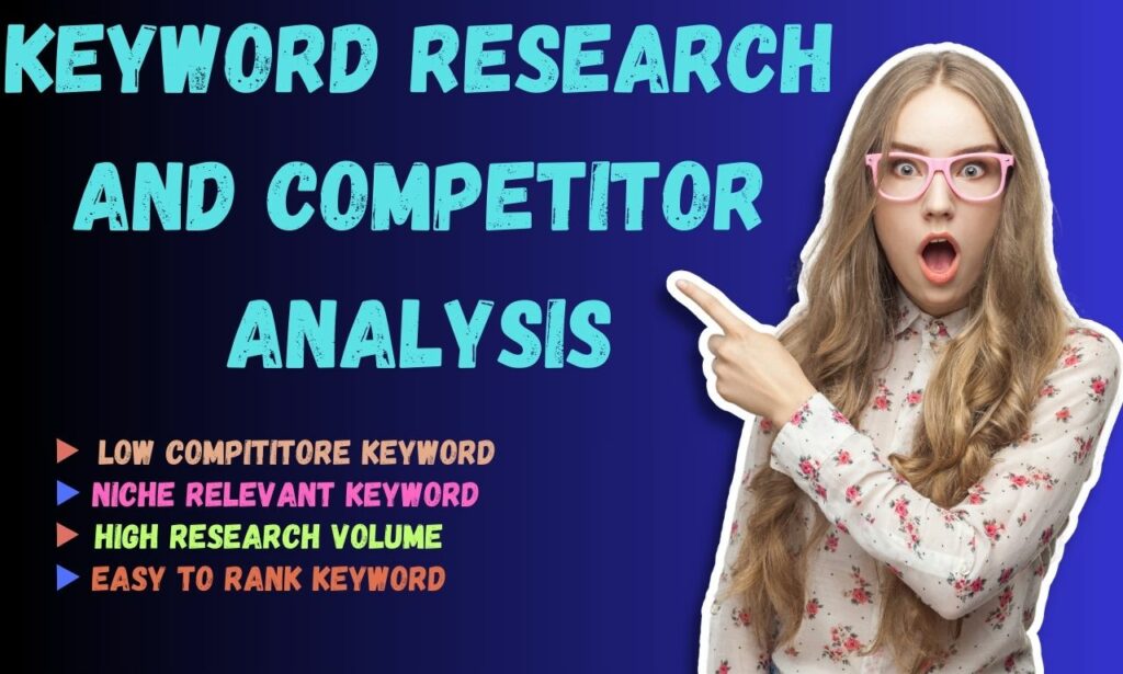 I will keyword research competitor analysis deep audit