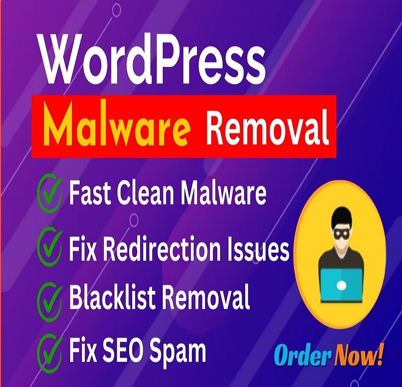 I will do malware removal,wordpress security,clean malware from wordpress malware site