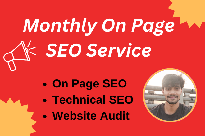 I will do complete best on page SEO services and technical optimization