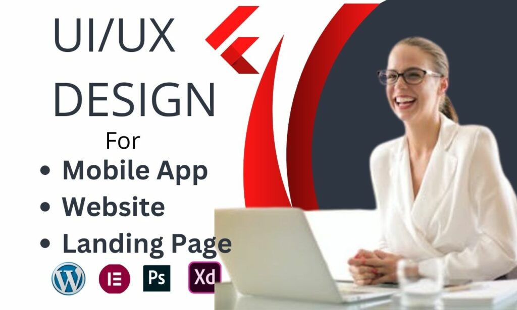 I will create usability ui ux website web mockups prototype