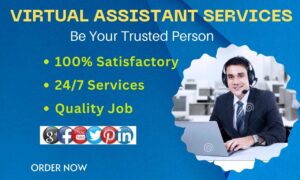 I will be your reliable virtual assistant for web research, data entry