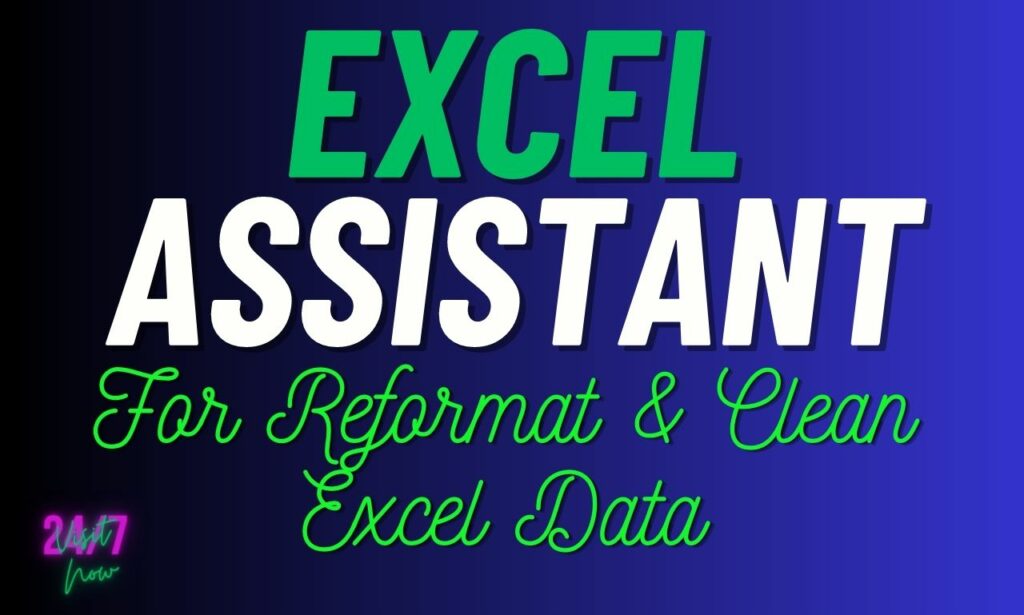 I will provide excel data formatting, cleanup, data entry