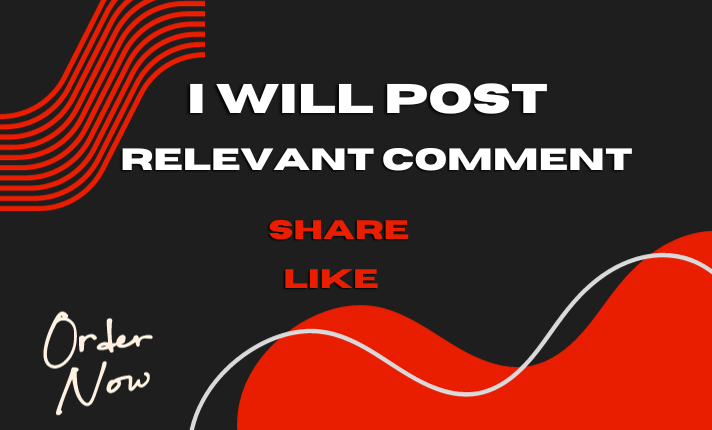 I will write great comments, like and share your posts
