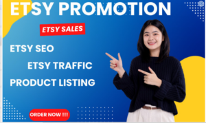 I will do etsy promotion, etsy traffic, to boost etsy sales