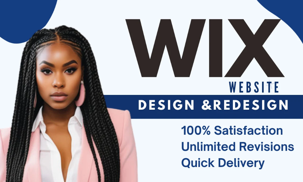 I will design wix website redesign wix website design