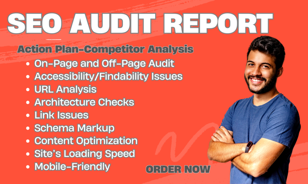 I will provide website technical SEO audit and competitor analysis with action plan