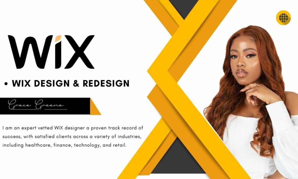 I will design and redesign wix website wix website design