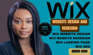 I will wix website design, wix website redesign or redesign wix website