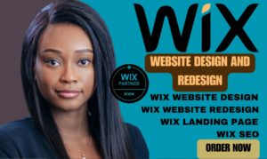 I will wix website design, wix website redesign or redesign wix website