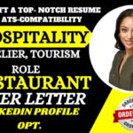 I will write a job secure resume for hospitality, hotelier and tourism role